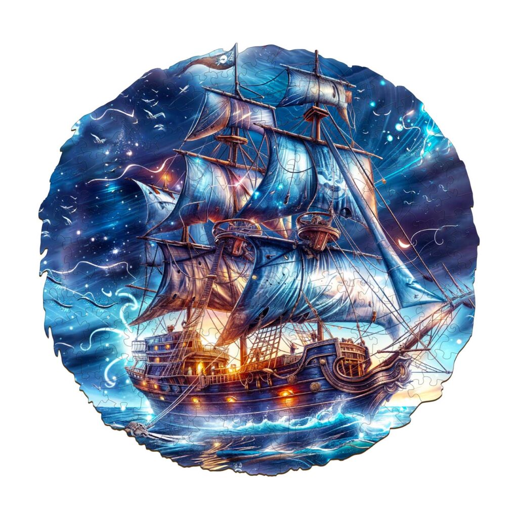 Wooden Jigsaw Puzzle-Blue Line 66d102f5b6d2f
