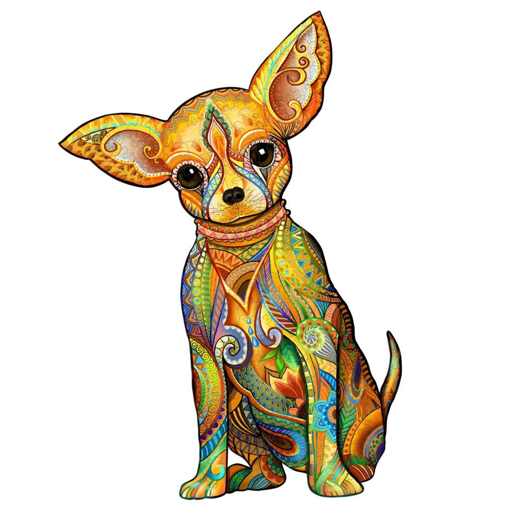 Wooden Jigsaw Puzzle-CHIHUAHUA 66d2c8b4a00f7