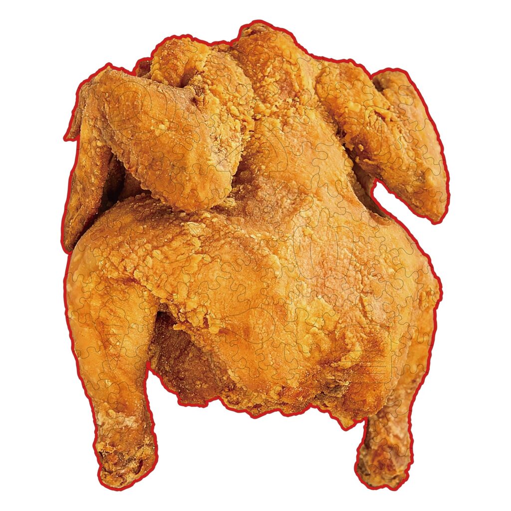 Wooden Jigsaw Puzzle-Fried Chicken 66d034e5bdb75