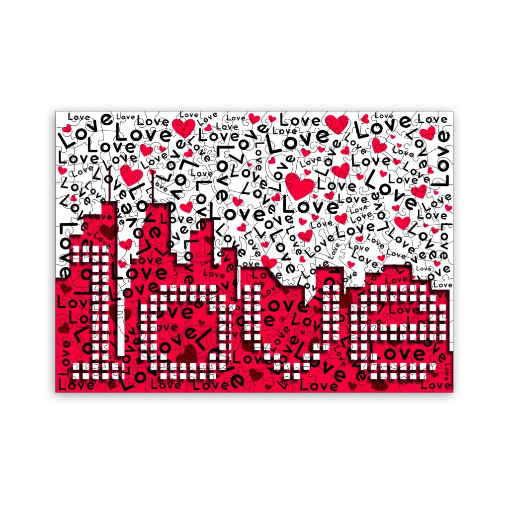 Wooden Jigsaw Puzzle-LOVE CHALLENGE 66d1e5e162e46