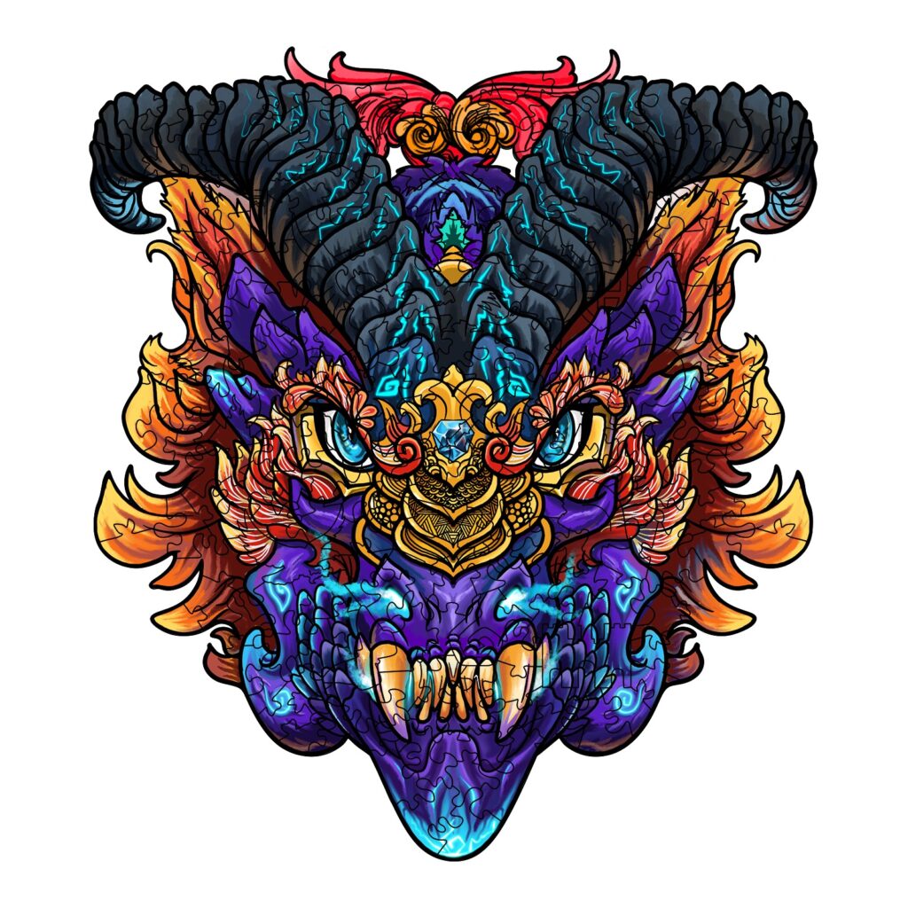 Wooden Jigsaw Puzzle-MAGIC DRAGON 66cfec968aa59