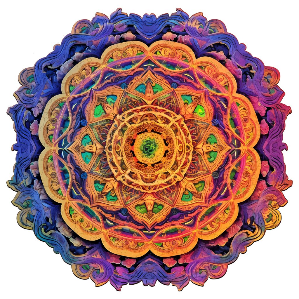 Wooden Jigsaw Puzzle-Mandala 4 66d311022553d