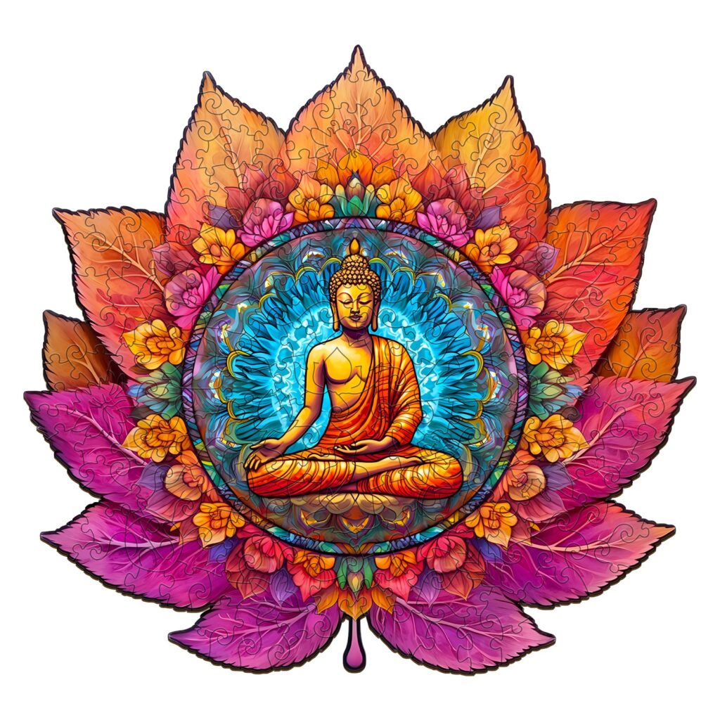 Wooden Jigsaw Puzzle – Mandala Buddhism 66d1b247c9045
