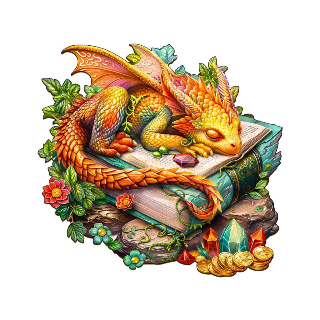 Wooden Jigsaw Puzzle – Sleeping Dragon 66d2dd6c4539a