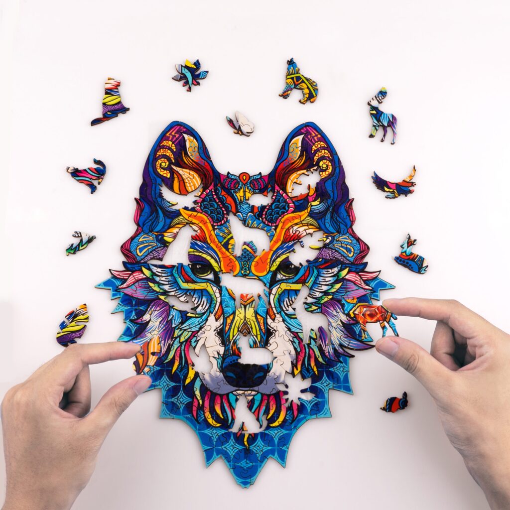 Wolf Wooden Jigsaw Puzzle 66d247ba52cb7