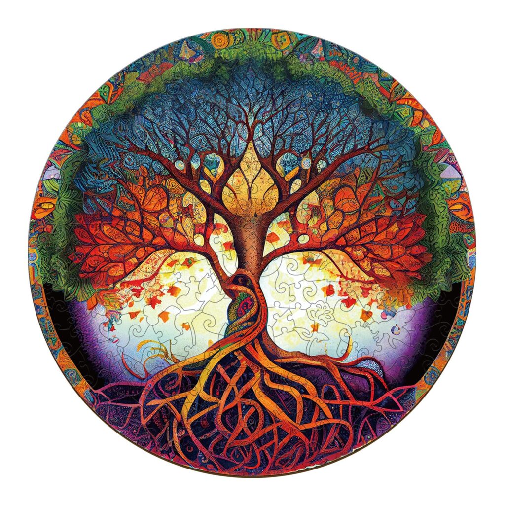 Wooden Jigsaw Puzzle-Tree of Life 6 66cef5005a214