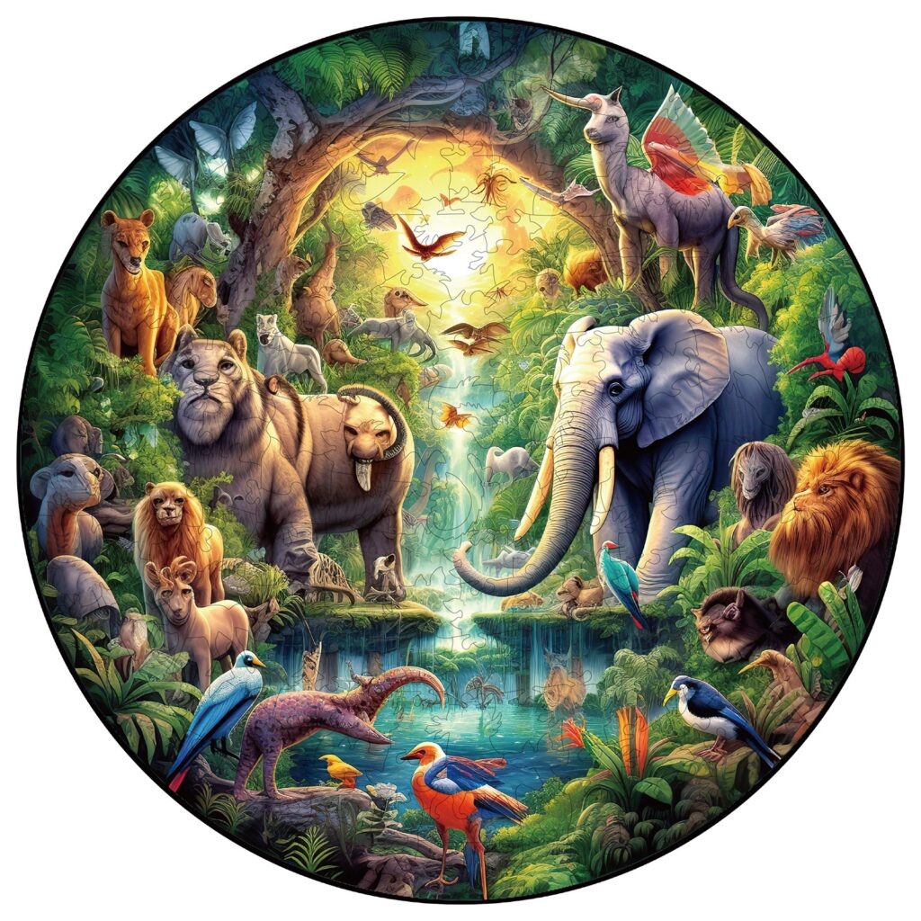 Wooden Jigsaw Puzzle-Wonderful Animals 66d0918b4e409