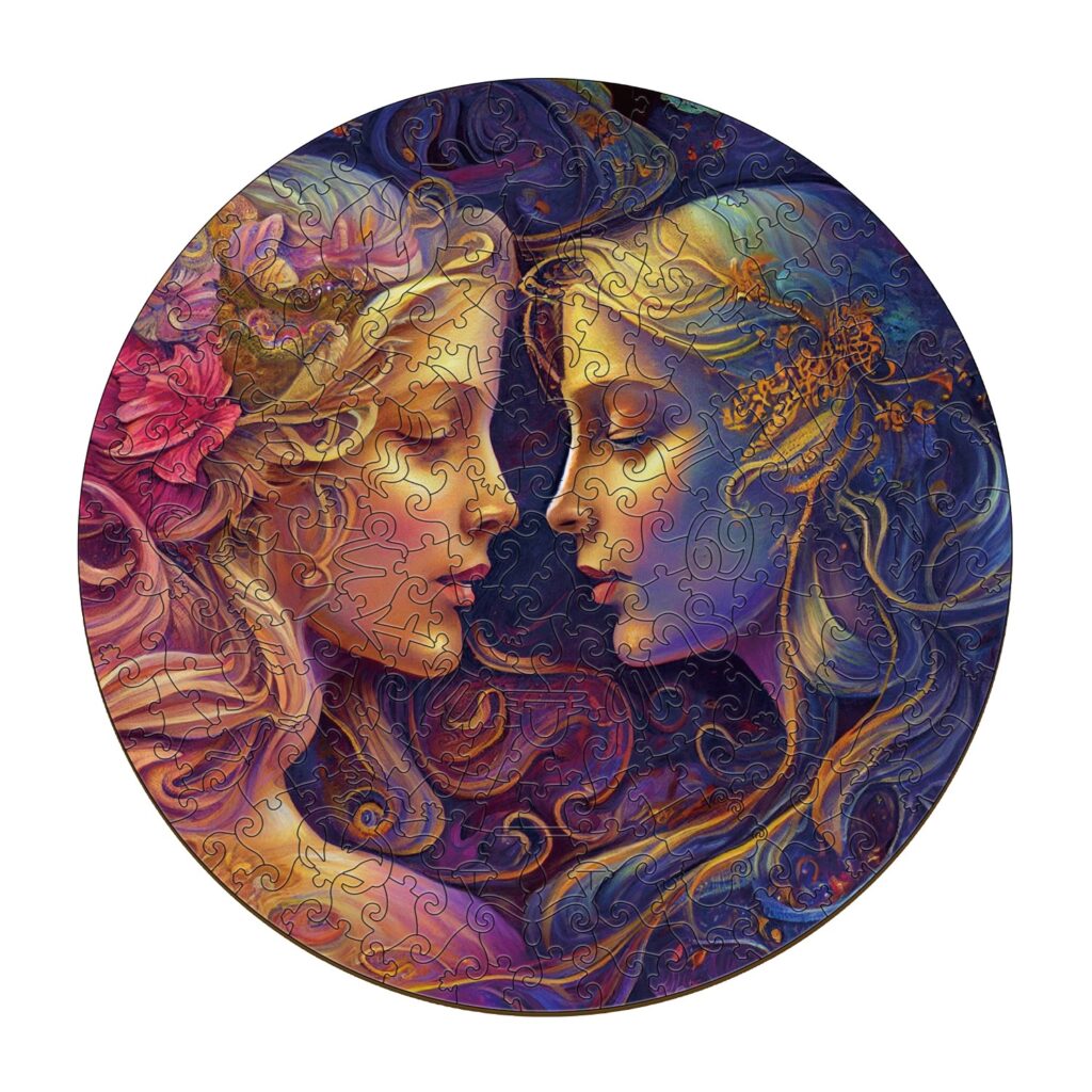 Zodiac Wooden Jigsaw Puzzle-Gemini 66d0ee3bb8cee