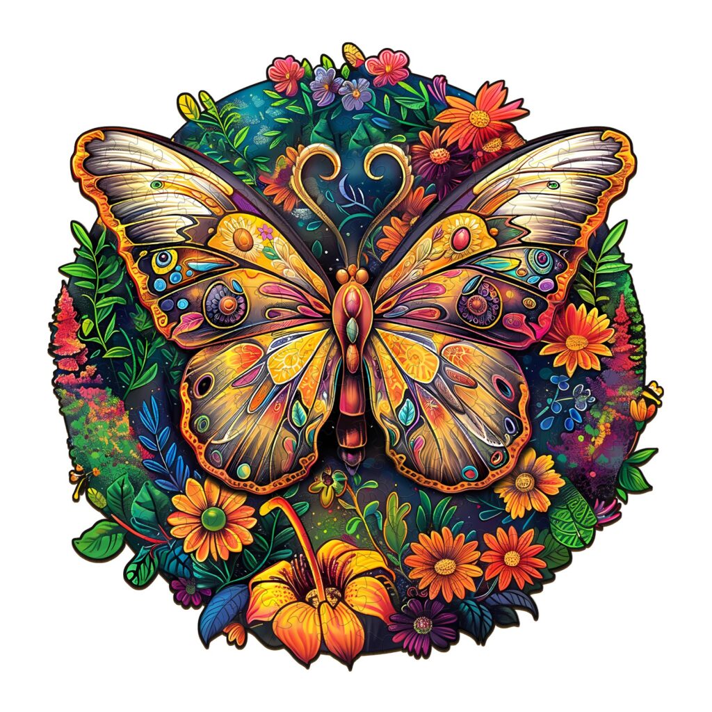Wooden Jigsaw Puzzle – Ancient Butterfly 2 66dbf2627f0a5