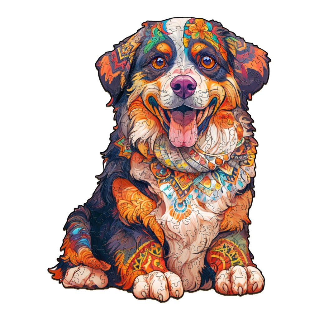 Wooden Jigsaw Puzzle – Bernese Mountain Dog 66dc63bc370e6