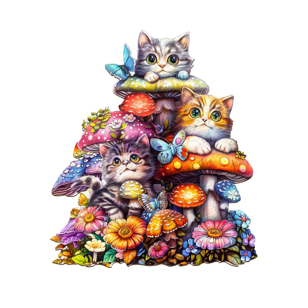 Wooden Jigsaw Puzzle – Cat Family 2 66dabcef46d42