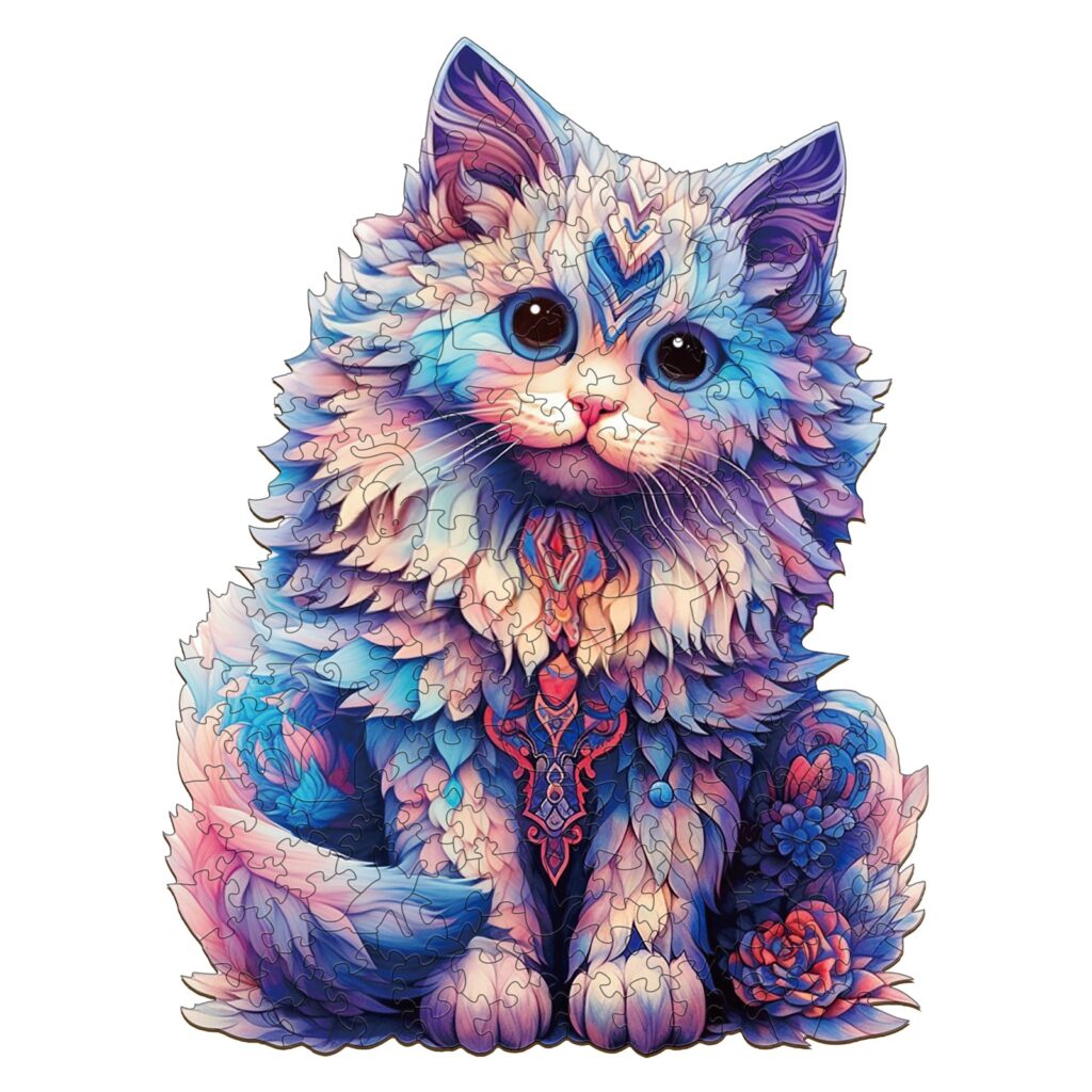 Wooden Jigsaw Puzzle – Cute Ragdoll Cat 66da55b5e878b