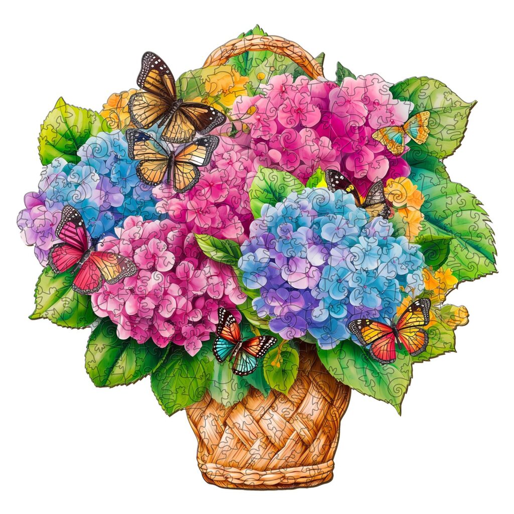 Wooden Jigsaw Puzzle-Flower Basket 2 66d8b94fd297e