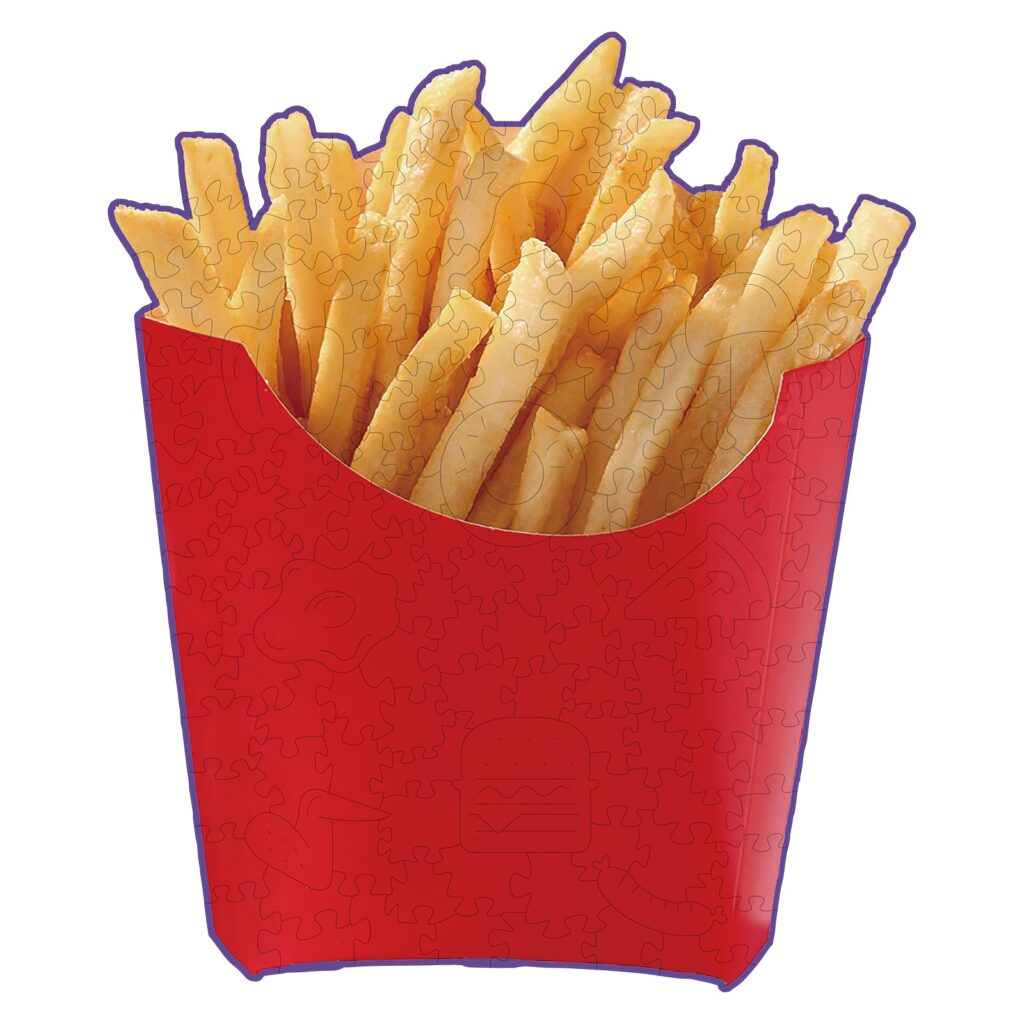 Wooden Jigsaw Puzzle-French fries 66d83d8d0329a