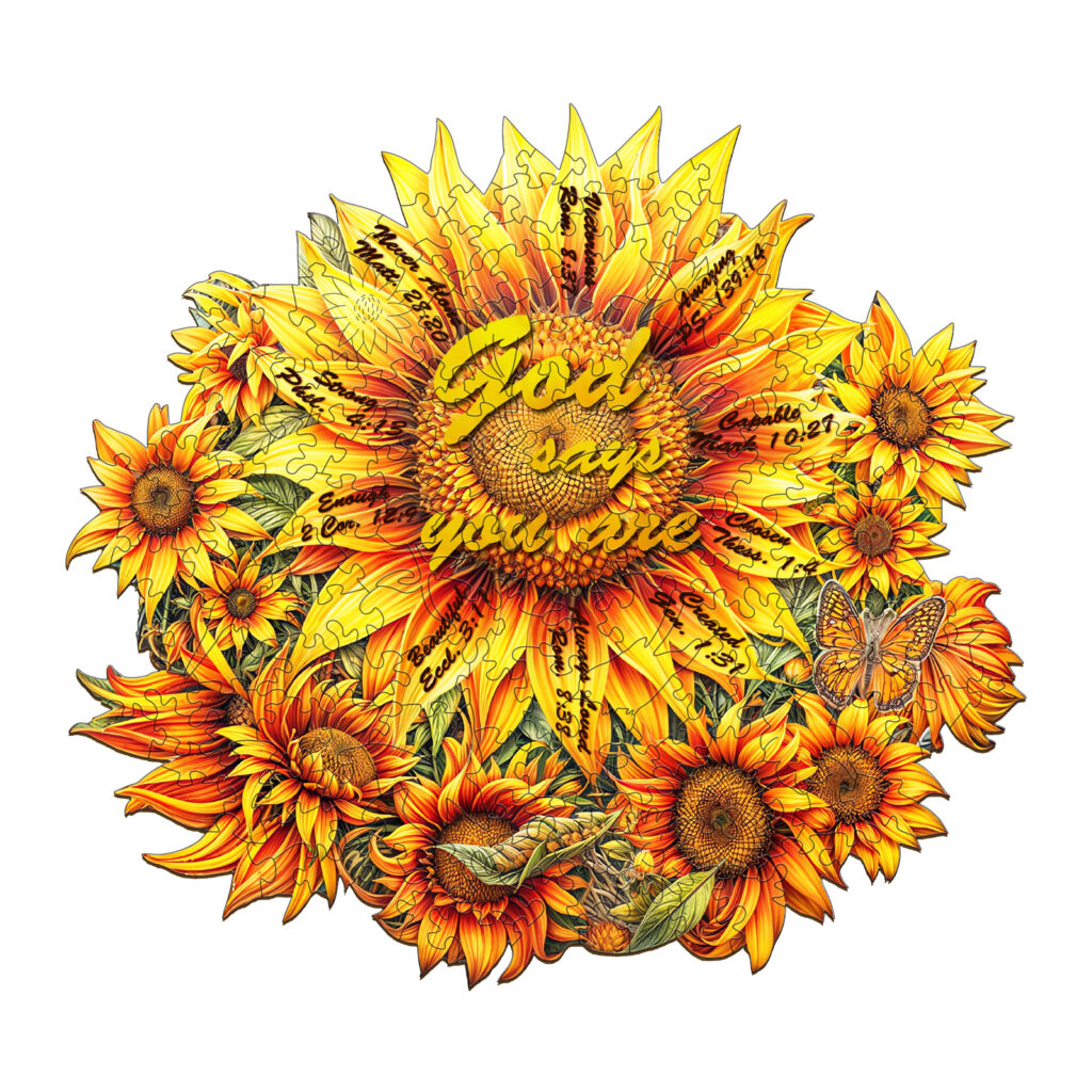 Wooden Jigsaw Puzzle – God’s Sunflower 66d5ce240a89b