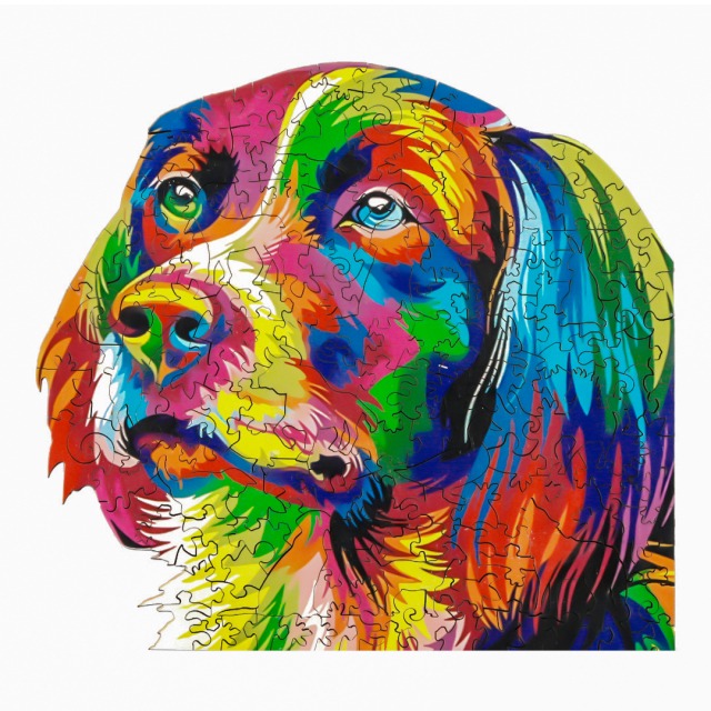 Wooden Jigsaw Puzzle-GOLDEN RETRIEVER 66d6eecf47ce7