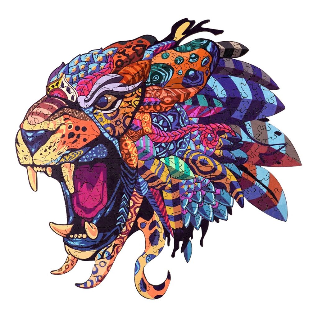 Wooden Jigsaw Puzzle-JUNGLE LIGHTNING 66d3f44da18ff