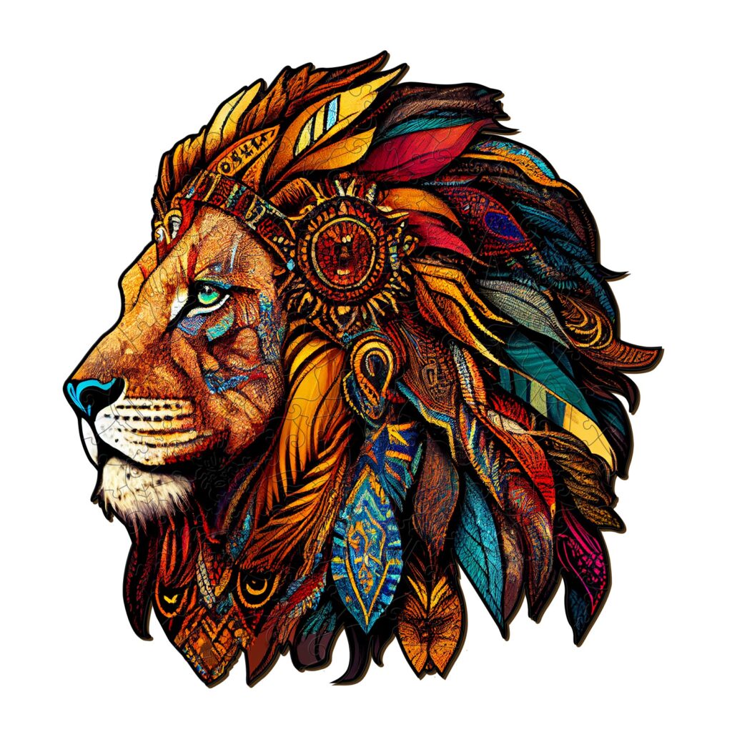 Wooden Jigsaw Puzzle-Lion King 66d51487b817c
