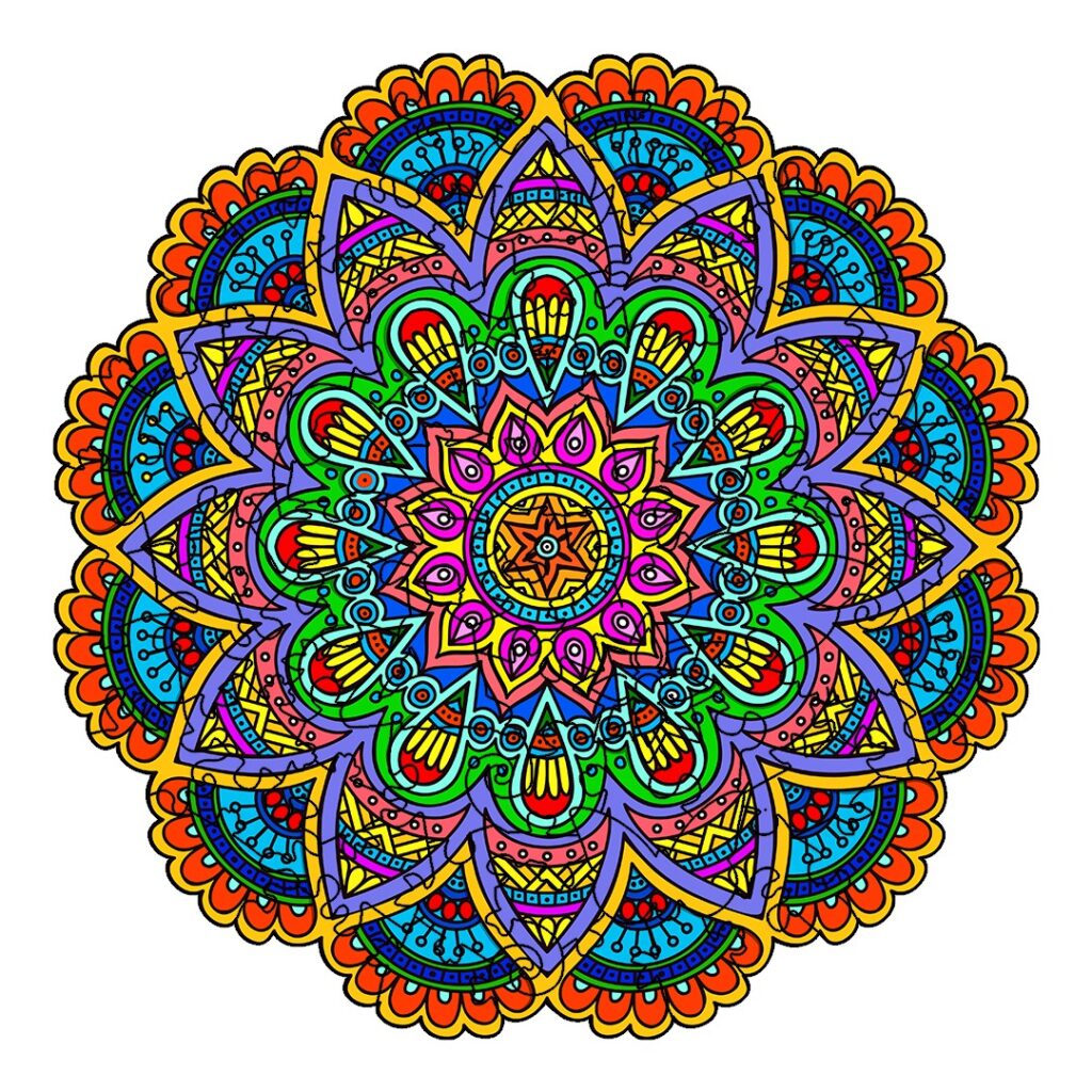 Wooden Jigsaw Puzzle- MANDALA-2 66d6d00751a8e