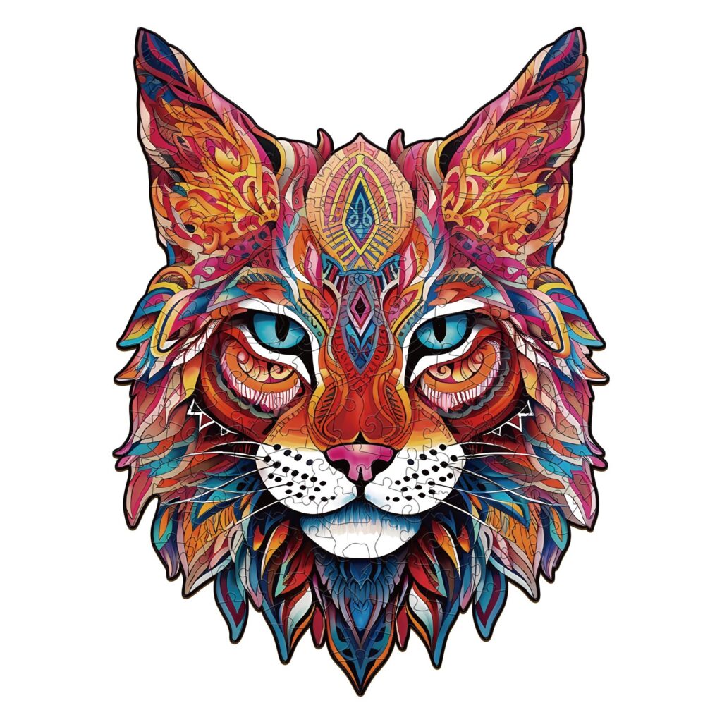 Wooden Jigsaw Puzzle-MYSTERIOUS LYNX 66d6c58bed2ac