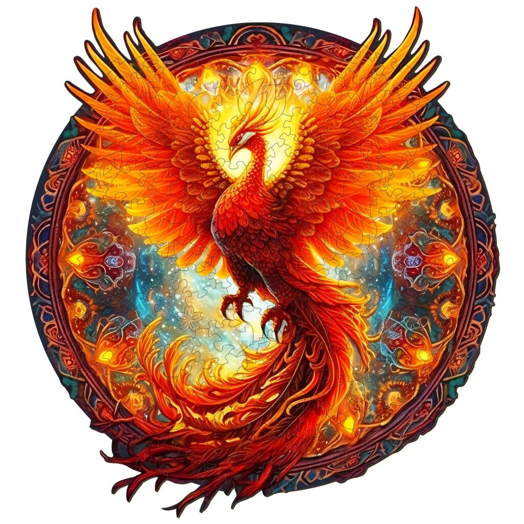 Wooden Jigsaw Puzzle-Phoenix 66dc4f18e0ec9