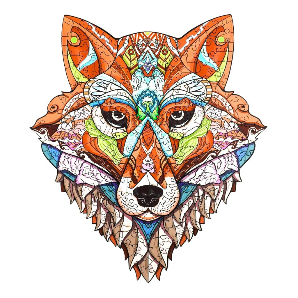 Wooden Jigsaw Puzzle-SLY FOX 66d65431eff5e