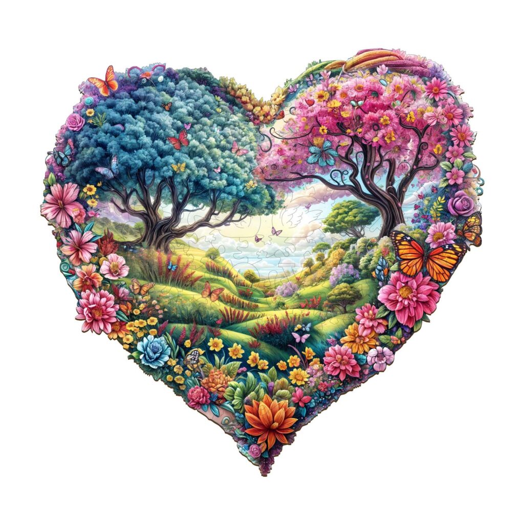 Wooden Jigsaw Puzzle – Love Garden 66d6731e171ac