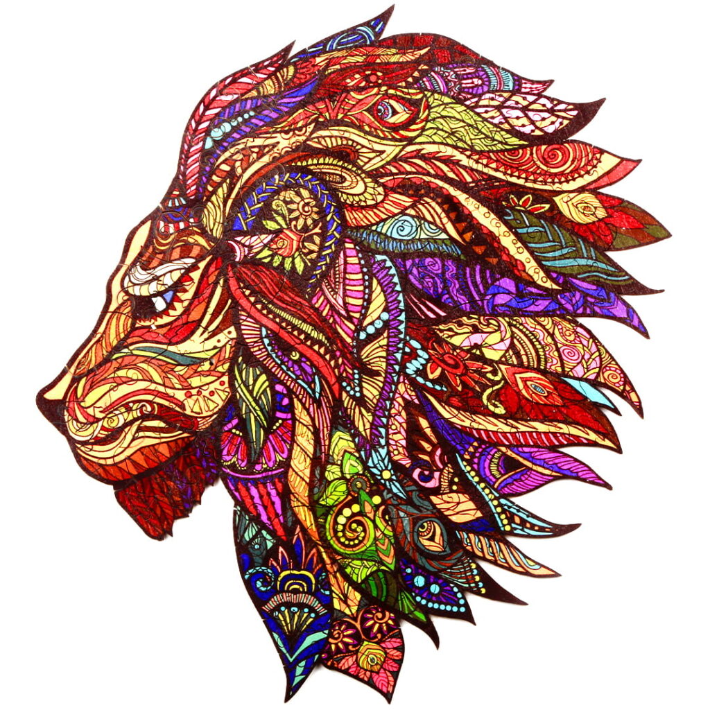 Wooden jigsaw puzzle-THE JUNGLE KING 66d9541181245