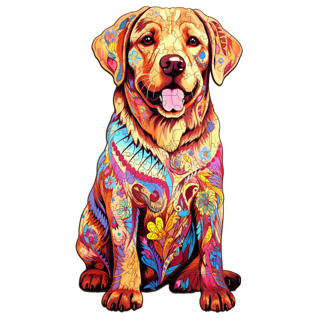 Wooden Jigsaw Puzzle – Well-behaved Labrador 66d4a32e73ca3