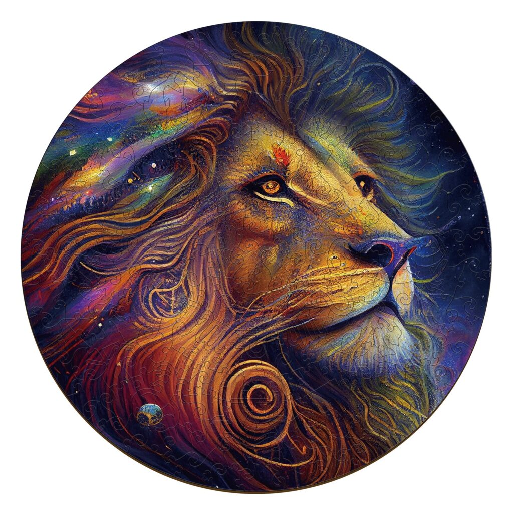 Zodiac Wooden Jigsaw Puzzle-Leo 66d4eb43d5cdd