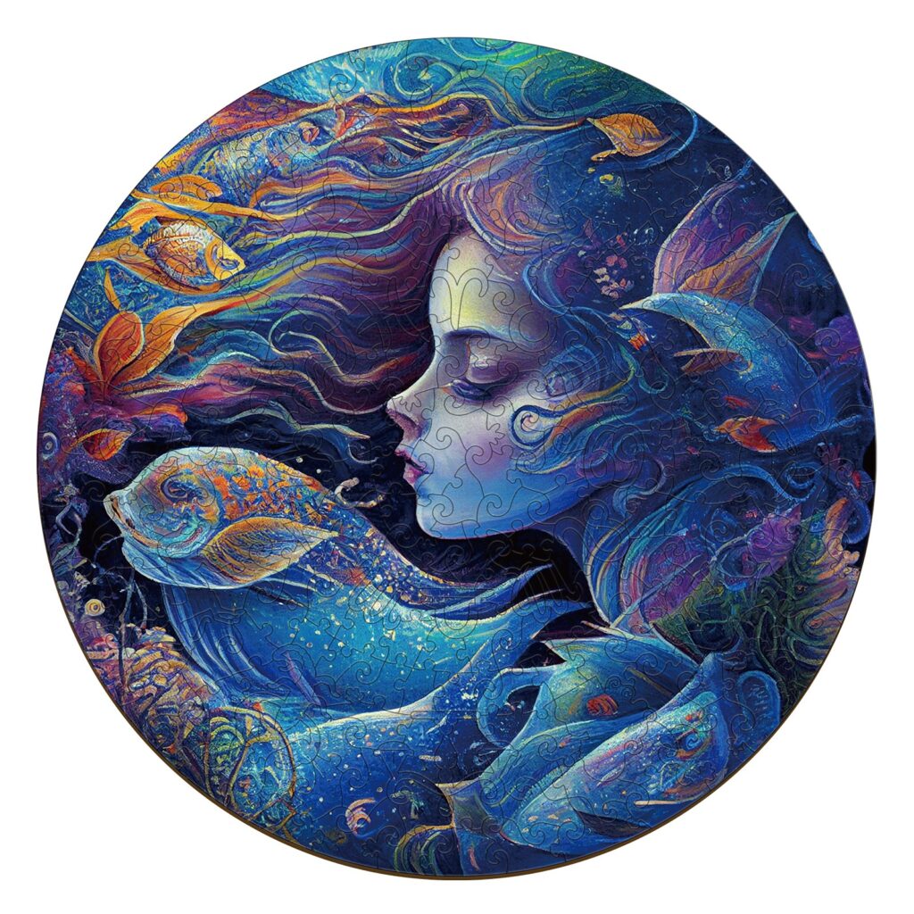 Zodiac Wooden Jigsaw Puzzle-Pisces 66d5714aa2e15